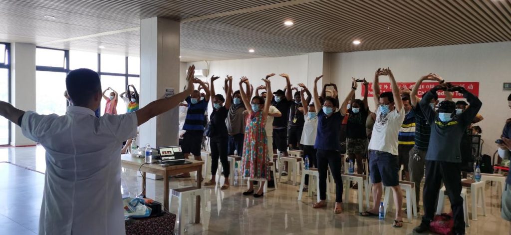China Medical Team Taught a Chinese Fitness Exercise to Solomon Islanders