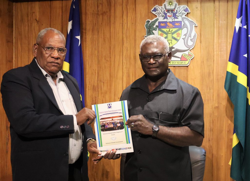 SIPEU hands over Retreat report to Prime Minister