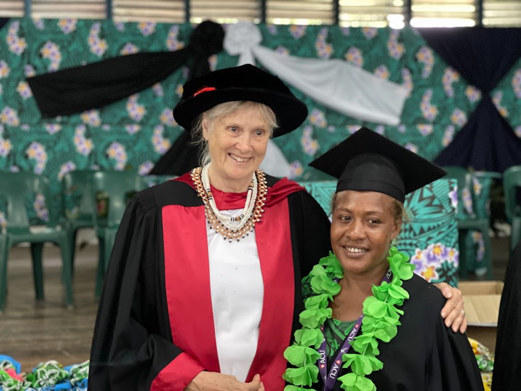 ACU and ESSP Celebrate Graduation Milestone in the Iumi Tugeda Helpim Solomon Islands Def Comuiniti Project