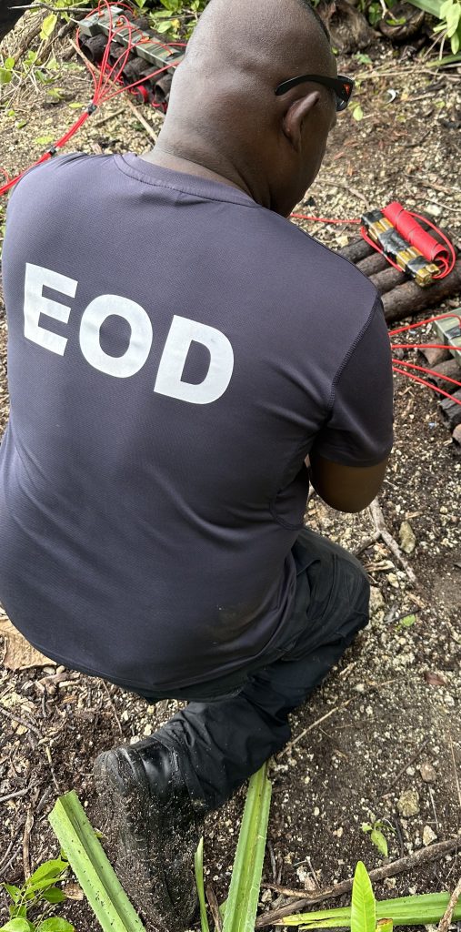 EOD Team Conducts Successful Operation in Russell Islands