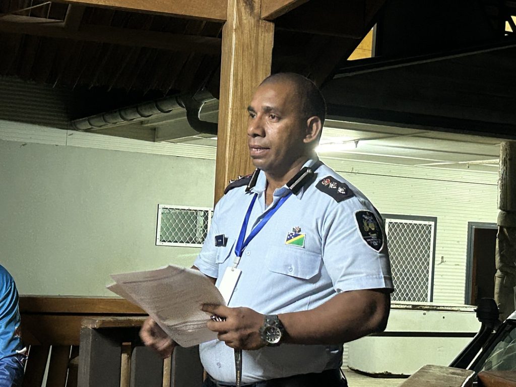 PPC Malaita brief deployed officers before Malaita day