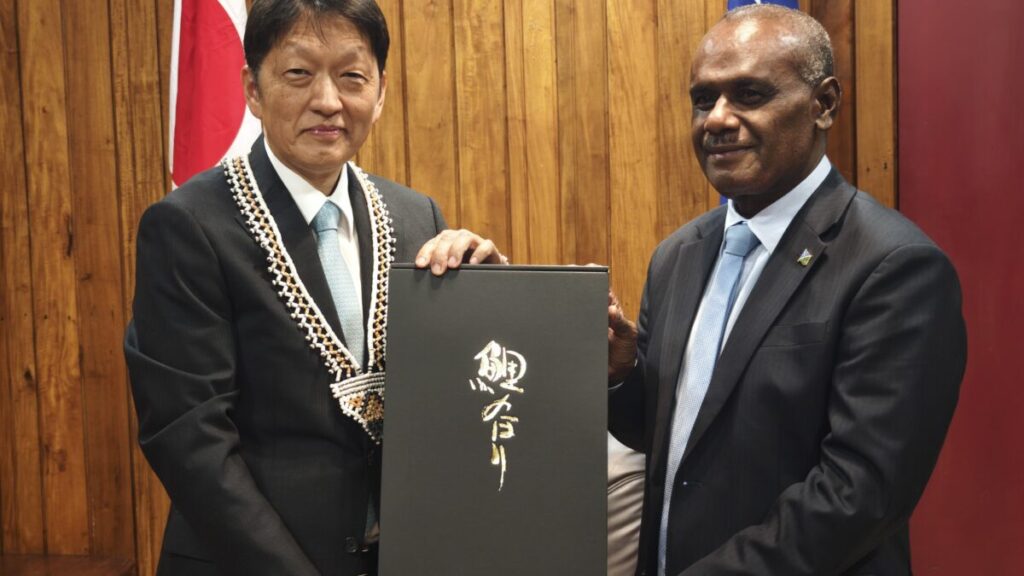 BINA HARBOR HIGHLIGHTED IN DISCUSSION WITH JAPANESE AMBASSADOR TO THE SOLOMON ISLANDS