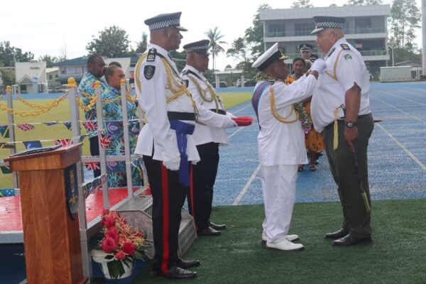 Commissioner Mactus Forau Awarded OBE Medal