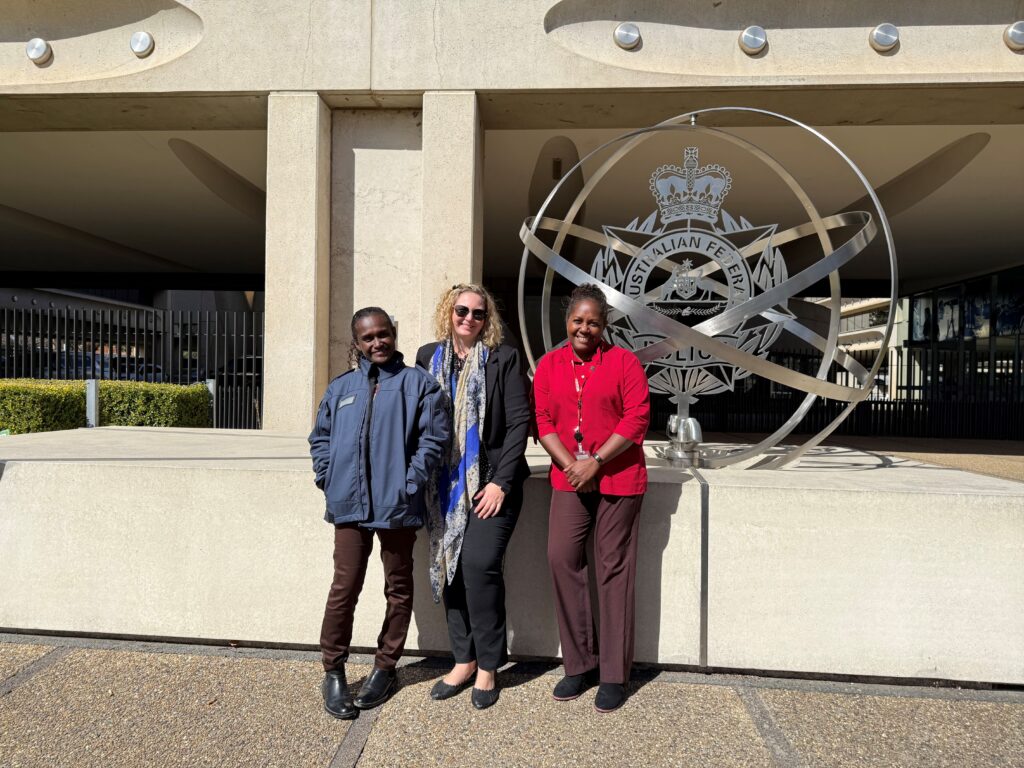 RSIPF officers join the AFP training exchange program in Canberra